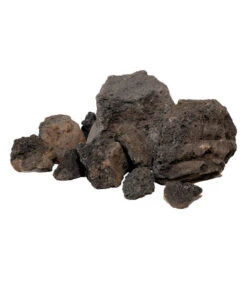 Aquadeco Aquariumdeko Set Schwarze Premium Lava