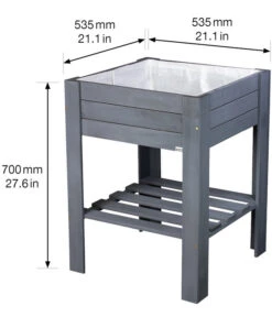 Wagner Hochbeet GreenBOX Light, Ca. B53,5/H70/T53,5 Cm 8 Wagner Hochbeet GreenBOX Light, Ca. B53,5/H70/T53,5 Cm -Garten Werk Zone 6878821 WE BG 001 WagnerHochbeetGreenboxLightNeu