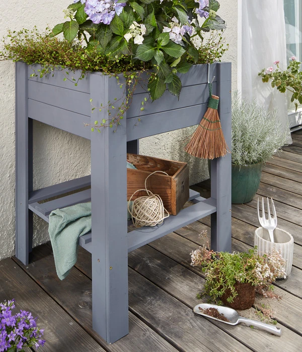 Wagner Hochbeet GreenBOX Light, Ca. B53,5/H70/T53,5 Cm 4 Wagner Hochbeet GreenBOX Light, Ca. B53,5/H70/T53,5 Cm – Bild 2