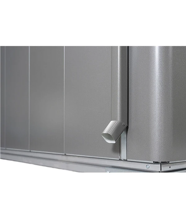 Biohort Gerätehaus Neo 2C, Quarzgrau/silber 4 Biohort Gerätehaus Neo 2C, Quarzgrau/silber – Bild 2