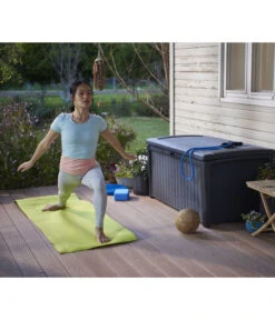 Keter Aufbewahrungsbox Borneo, 416 Liter, Ca. B130/H63/T70 Cm -Garten Werk Zone 6894935 WE MO 002 KeterAufbewahrungsbox