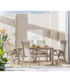 Dehner Holz-Ausziehtisch Cleveland, Ca. B160-240/H76/T101 Cm 15 Dehner Holz-Ausziehtisch Cleveland, Ca. B160-240/H76/T101 Cm -Garten Werk Zone 6895387 WE MO 001 GruppeClevelandWoodNEU