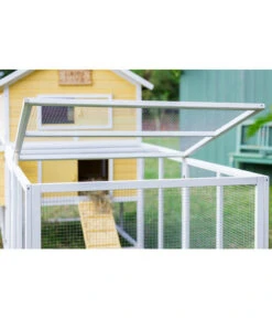 Dehner Hühnerstall Happy Farm Miami, Gelb, Ca. B337/H158,5/T145,8 Cm 18 Dehner Hühnerstall Happy Farm Miami, Gelb, Ca. B337/H158,5/T145,8 Cm -Garten Werk Zone 6897169 WE DE 002 DehnerMarkenqualitaetHuehnerstallMiami