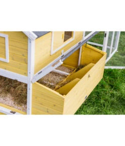 Dehner Hühnerstall Happy Farm Miami, Gelb, Ca. B337/H158,5/T145,8 Cm 20 Dehner Hühnerstall Happy Farm Miami, Gelb, Ca. B337/H158,5/T145,8 Cm -Garten Werk Zone 6897169 WE DE 004 DehnerMarkenqualitaetHuehnerstallMiami