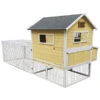 Dehner Hühnerstall Happy Farm Miami, Gelb, Ca. B337/H158,5/T145,8 Cm 2 Dehner Hühnerstall Happy Farm Miami, Gelb, Ca. B337/H158,5/T145,8 Cm -Garten Werk Zone 6897169 WE FS 001 DehnerMarkenqualitaetHuehnerstall Miami
