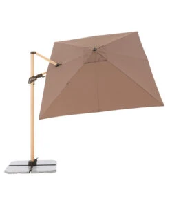 Doppler Pendelschirm Aluwood, Rechteckig, Ca. B300/T220 Cm 22 Doppler Pendelschirm Aluwood, Rechteckig, Ca. B300/T220 Cm -Garten Werk Zone 6910525 WE FS 007 PendelschirmAluWoodGreige