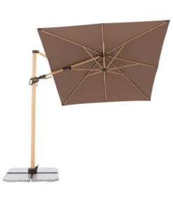 Doppler Pendelschirm Aluwood, Rechteckig, Ca. B300/T220 Cm 24 Doppler Pendelschirm Aluwood, Rechteckig, Ca. B300/T220 Cm -Garten Werk Zone 6910525 WE FS 009 PendelschirmAluWoodGreige