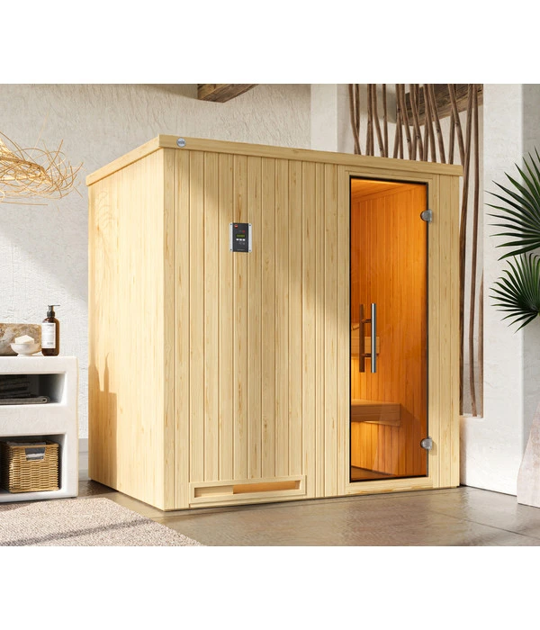 Weka Sauna Halmstad Mit Glastür 5 Weka Sauna Halmstad Mit Glastür – Bild 3