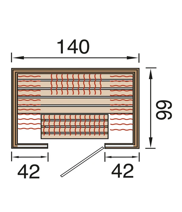 Weka Infrarotkabine Osby 5 Weka Infrarotkabine Osby – Bild 3