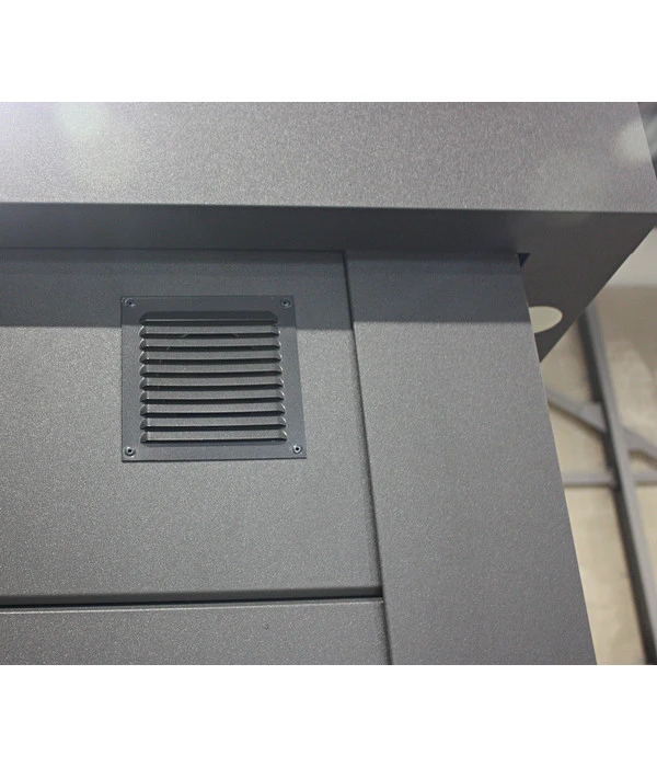 Wolff Finnhaus Metallgerätehaus Eleganto 3024, Inkl. Seitendach Links, Ca. B486/H227/T259 Cm 7 Wolff Finnhaus Metallgerätehaus Eleganto 3024, Inkl. Seitendach Links, Ca. B486/H227/T259 Cm – Bild 5