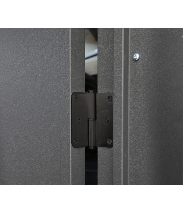 Wolff Finnhaus Metallgerätehaus Eleganto 3024, Inkl. Seitendach Links, Ca. B486/H227/T259 Cm 11 Wolff Finnhaus Metallgerätehaus Eleganto 3024, Inkl. Seitendach Links, Ca. B486/H227/T259 Cm – Bild 9