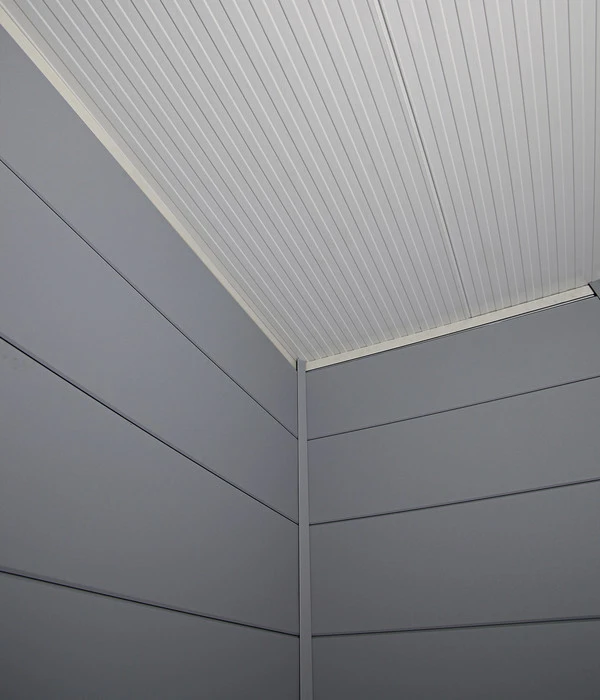 Wolff Finnhaus Metallgerätehaus Eleganto 3024, Inkl. Seitendach Links, Ca. B486/H227/T259 Cm 13 Wolff Finnhaus Metallgerätehaus Eleganto 3024, Inkl. Seitendach Links, Ca. B486/H227/T259 Cm – Bild 11