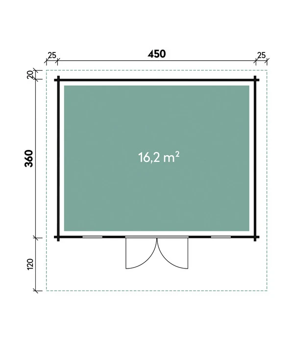 Wolff Finnhaus Gartenhaus Hammerfest 70-D 5 Wolff Finnhaus Gartenhaus Hammerfest 70-D – Bild 3