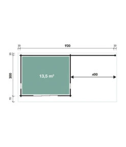 Wolff Finnhaus Gartenhaus Trondheim 70-D, Inkl. Lounge 400 Rechts, Ca. B960/H256/T390 Cm 17 Wolff Finnhaus Gartenhaus Trondheim 70-D, Inkl. Lounge 400 Rechts, Ca. B960/H256/T390 Cm -Garten Werk Zone 6931661 WE DE 001 FinnhausTr70DTuer
