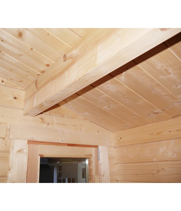 Wolff Finnhaus Gartenhaus Trondheim 70-D, Inkl. Lounge 400 Rechts, Ca. B960/H256/T390 Cm 9 Wolff Finnhaus Gartenhaus Trondheim 70-D, Inkl. Lounge 400 Rechts, Ca. B960/H256/T390 Cm – Bild 7