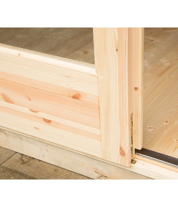 Wolff Finnhaus Gartenhaus Trondheim 70-D, Inkl. Lounge 400 Rechts, Ca. B960/H256/T390 Cm 12 Wolff Finnhaus Gartenhaus Trondheim 70-D, Inkl. Lounge 400 Rechts, Ca. B960/H256/T390 Cm – Bild 10