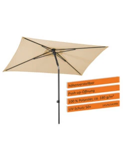 Schneider Sonnenschirm Sevilla, Rechteckig, Ca. B240/T140 Cm 15 Schneider Sonnenschirm Sevilla, Rechteckig, Ca. B240/T140 Cm -Garten Werk Zone 6953475 WE IG 001 SchneiderSonnenschirmSevillanatur