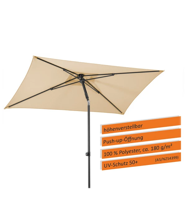 Schneider Sonnenschirm Sevilla, Rechteckig, Ca. B240/T140 Cm 6 Schneider Sonnenschirm Sevilla, Rechteckig, Ca. B240/T140 Cm – Bild 4