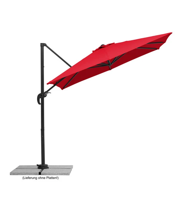 Schneider Ampelschirm Rhodos Junior, Quadratisch, Ca. B230/T230 Cm 4 Schneider Ampelschirm Rhodos Junior, Quadratisch, Ca. B230/T230 Cm – Bild 2