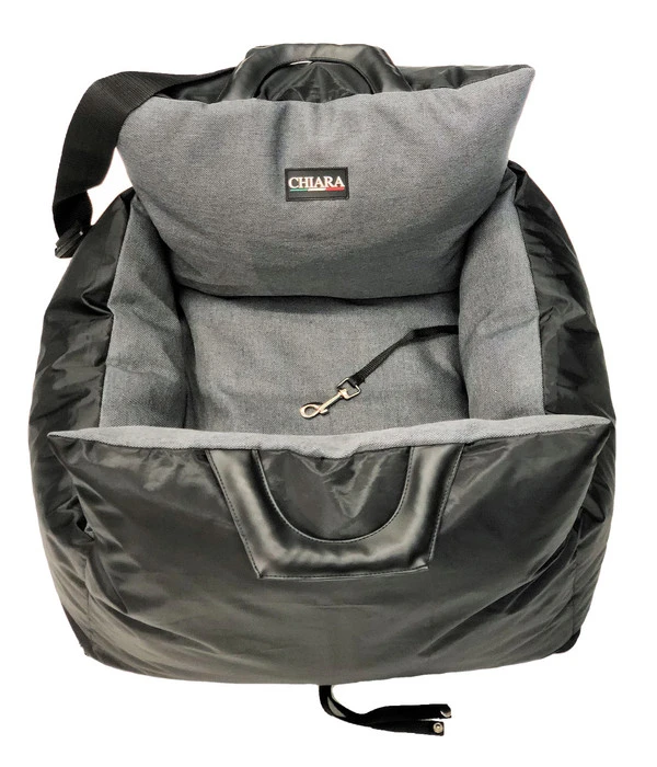 CHIARA® Hunde-Autotasche, Schwarz, Ca. B49/H37/T47 Cm 3 CHIARA® Hunde-Autotasche, Schwarz, Ca. B49/H37/T47 Cm