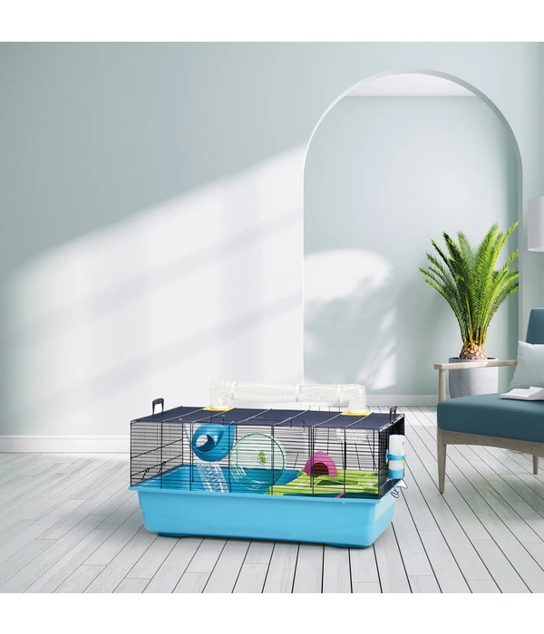 SAVIC Nagerheim Sky Metro, Blau, Ca. B80/H50/T50 Cm 4 SAVIC Nagerheim Sky Metro, Blau, Ca. B80/H50/T50 Cm – Bild 2