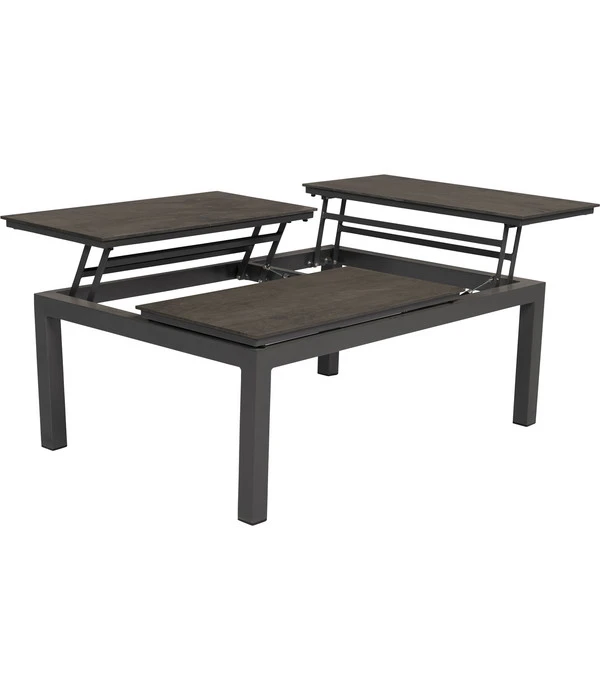 Tierra Outdoor Kaffeetisch Flip Up, Ca. B120/H46/T79 Cm 4 Tierra Outdoor Kaffeetisch Flip Up, Ca. B120/H46/T79 Cm – Bild 2