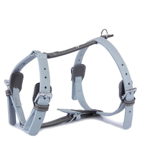 Das Lederband Hundegeschirr Style Amsterdam Ice/Lava 3 Das Lederband Hundegeschirr Style Amsterdam Ice/Lava