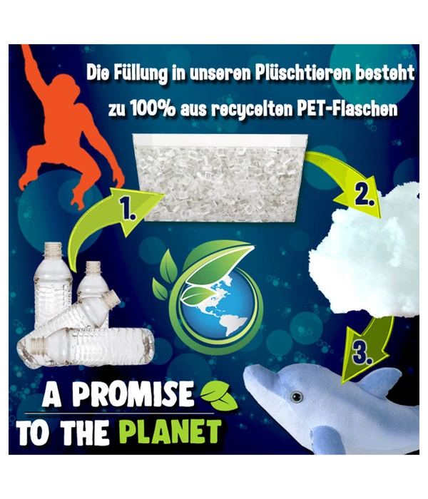 WILD REPUBLIC® Stofftier Gepard, Ca. B38/H16 Cm 4 WILD REPUBLIC® Stofftier Gepard, Ca. B38/H16 Cm – Bild 2